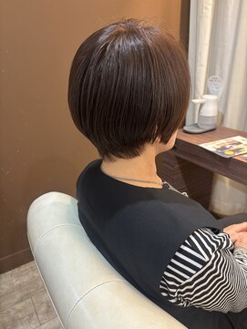ヘアデザインスペース イチエ(hair design space i chi e) スタイリングかんたん◎おとなショートボブ