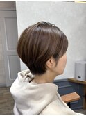 大人上品なショートボブ【カミケン清明店】