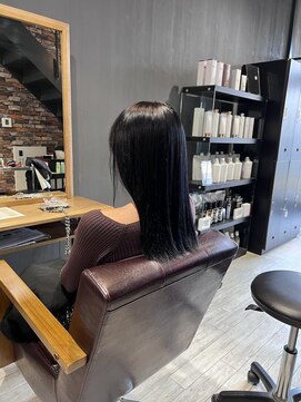 リジョイスヘア エン(REJOICE hair EN) ブルーブラック