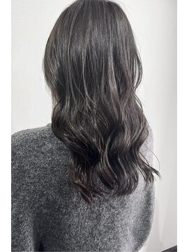 グルグル 新小岩店(GULGUL) 抜け感のある韓国風暗髪：さりげない透明感で魅せる」