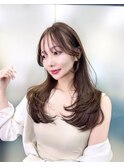 天神/ナチュラル縮毛矯正/韓国ヘア/ヨシンモリ/レイヤーカット
