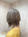 インスヘアー 京都四条大宮店(INCE HAIR)&nbsp;脱シラハイライト外ハネボブ