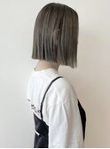 大人ボブ大人ショートボブ切りっぱなしボブ前髪あり前下がりボブ