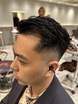 アース 銀座店(HAIR&MAKE EARTH)&nbsp;男のフェードアップバングスタイル