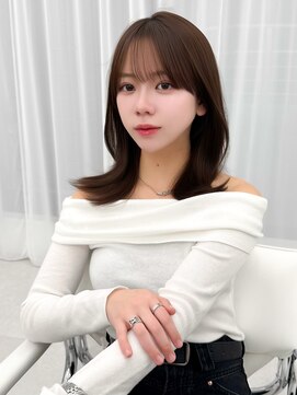 アマトウキョウスマートサロン(AMA TOKYO×Smart Salon) くびれレイヤー/顔まわりカット/レイヤーカット/小顔ヘア