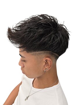 アノ 別府店(Ano.) スキンフェードメンズカットジェットモヒカンメンズショート別府