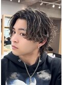 波巻きツイストスパイラルパーマサーフカールアクティブショート