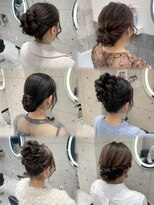 ヘア サロン クラン 東心斎橋店(hair salon clan)&nbsp;アップヘアまとめ/心斎橋ヘアセット