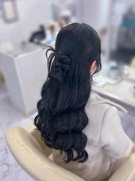 シェル(Shell) リボンカチモリ/北新地ヘアセット