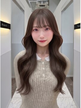 サロウィン 高崎(SALOWIN) 【20代30代】小顔くびれロング×グレージュ×髪質改善{高崎/韓国