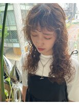 ビハインドザカーテン(BEHIND THE CURTAIN)&nbsp;ロングレイヤーカット×くせ毛カット×パーマ風くせ毛カット