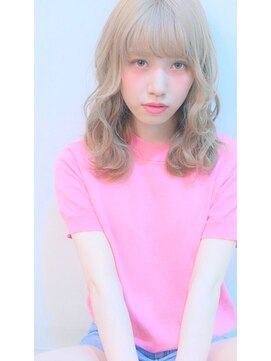 リピース(Re.peace) 【Repeace】セミロング×ペールベージュ