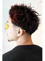 メリケンバーバーショップ コウベ(MERICAN BARBERSHOP KOBE)&nbsp;ベリショスキンフェードマニパニレッドミックス