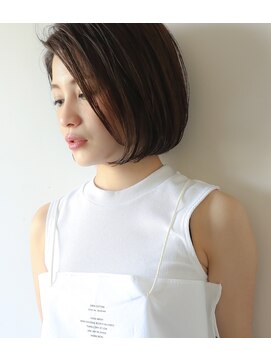 アン ヘア デザイン(un hair design) 【　un  】ボブ×イルミナ×シンプル