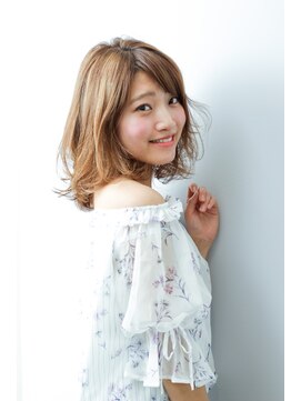 ヘアサロン ドンナ 香芝下田(DONNA) 【DONNA】フェミニン☆セミロング