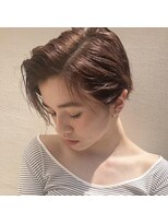 ドロシー(dorothy)&nbsp;かきあげショート×オレンジブラウン