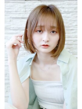 オーシャン(Ocean) [OCEAN Hair&Life藤原純] ナチュラルボブ☆シースルーバング☆