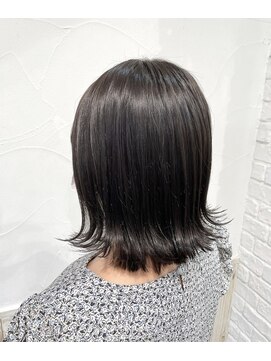 ネオリーブアオバ 高田馬場店(Neolive aoba) 暗髪透明感カラー★ブルージュ