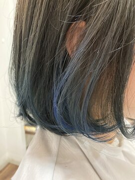 ヘアアンドメイク ブランシュ(HAIR&MAKE BLANCHE) グラデーションブルー