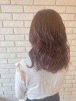 フルミー(fulme.) ブリーチなし！黒髪からのうる艶ピンクヘア☆☆