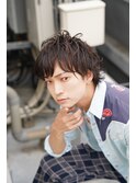 束感マッシュウルフ外はねレイヤ-