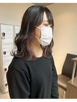 カプア 仙台駅前店(Kapua)&nbsp;ピアスカラー/ケアブリーチ/くすみピンク/10代２０代人気◎