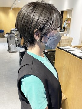 トリート 浦安店(TREAT) オリーブグレー×ショート_TREAT浦安