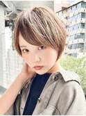 流しバングショート　大場猛