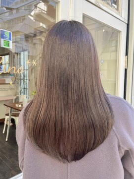 リノ(Lino) 10代20代30代【髪質改善カラー】オリーブベージュ