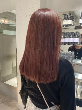 ラミ(L'ami) 艶感のある◎大人ブラウン/ ブリーチなしダブルカラー