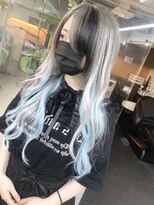 ディア(.eer)&nbsp;【.eer/ディア】ホワイトシルバー/シールエクステ/水色インナー