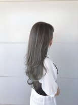 ヘアアンドメイク ムーア(Muuua) 筋感ハイライト＋レイヤースタイル