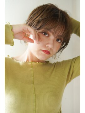 シェル 立川(shell) 小顔ショート☆大人可愛いナチュラル前下がりショート♪ヘルシー