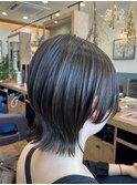 ショートウルフ/ニュアンス/レイヤー/20代/30代/40代/50代