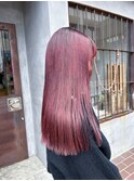 pink【カラー/ブリーチ/ハイトーン/新潟/万代】