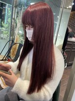 ヘアーアンドメイク ビス(HAIR&MAKE bis)&nbsp;暗染しててもできる？！レッドカラー【立川/加藤沙久楽】