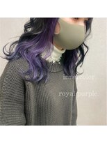アジールヘア 東上野店(agir hair)&nbsp;20代30代ラベンダーパープルインナーイヤリングカラー【上野】