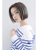 ニスル 町田店(NISURU)&nbsp;似合わせカット/大人ガーリー/ダークアッシュ/着物/町田/町田駅