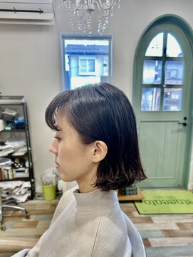 スタッカートアットヘアー(staccato@hair) 外ハネボブ