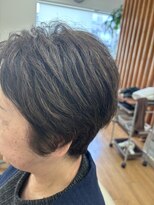 アメイジングヘアー 中沢店(AMAZING HAIR) 白髪ぼかし/ハイライト/ボリュームアップ/大人ショート