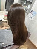 美髪ロング/アースカラー/ヘルシースタイル