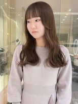 マイル 渋谷(mile)&nbsp;オリーブベージュ/ブリーチなしカラー/ロング