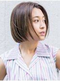 前髪なしショート/ボブショート/ボブ/タイトストレート