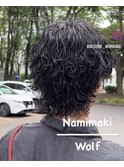 【波巻きクビれウルフ】メンズウルフカットスパイラルパーマ名駅