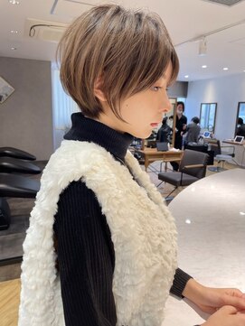 ロンドミラー 博多店(Lond Mirror) ボブルフ小顔に見せるヘアワンレン黒髪カタログ髪質改善福岡博多