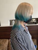 いろあそび 八王子&nbsp;ホワイトベージュ×ターコイズブルー