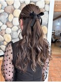 LA PENSEE / beige 田川 / ハーフアップ/ヘアセット