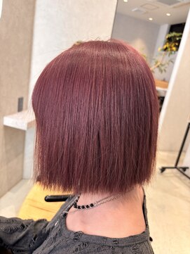 アースコアフュールボーテ 笛吹店(EARTH coiffure beaute) ブリーチカラー_ピンクカラー_ケアーブリーチ