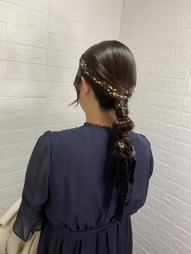 ヘアースペースブルーム プリュス 石橋店(HAIR SPACE BLOOM plus) タイトヘア/カチモリ/結婚式セット