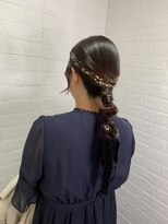 ヘアースペースブルーム プリュス 石橋店(HAIR SPACE BLOOM plus) タイトヘア/カチモリ/結婚式セット